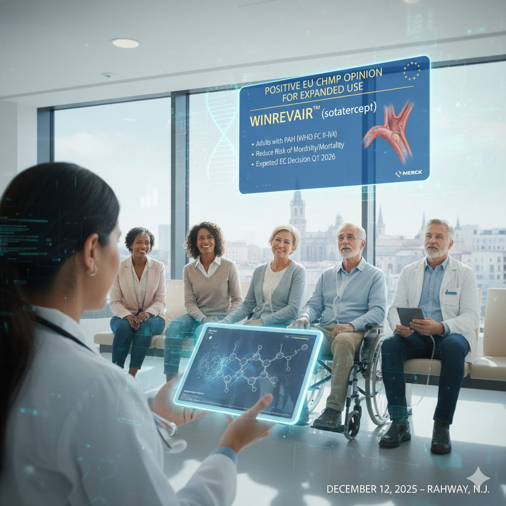 Merck Secures Positive CHMP Opinion to Expand WINREVAIR Use in PAH ...