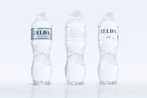 Gentlebrand and Zelda Water Unite to Deliver No-Label, Smartweight BioPET Bottles for a Greener Beverage Market