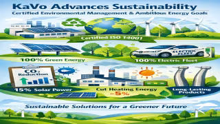 KaVo Advances Sustainability with Certified Environmental Management and Ambitious Energy Goals