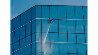 Lucid Bots Debuts Tethered Power System for Cleaning Drones