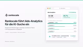 Rankscale Launches Ads-Analytics as ChatGPT Ads Expand to 31 EU Markets