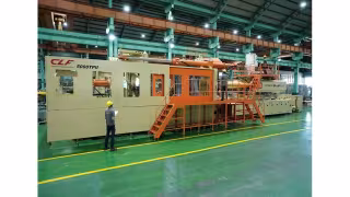 CLF Ships Taiwan's Largest-Ever 5000-Ton Molding Machine to US Buyer
