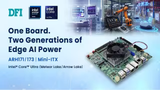 DFI Launches Dual-Generation Mini-ITX Board for Robotics AI