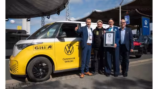 Giti Tire Sets EV World Record on 99,800km VW ID.Buzz Tour