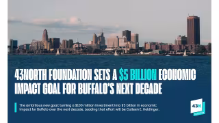 43North Foundation Targets $5 Billion Buffalo Impact, Names New CEO