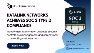 Datalink Networks Completes SOC 2 Type 2 Cybersecurity Audit