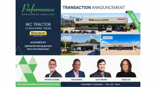 Splintered Oak Equipment Acquires Three WC Tractor Dealerships in Texas