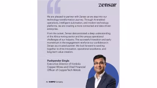 Zensar Enters Zambia via Tech Deal with Konkola Copper Mines