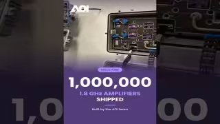 AOI Ships 1 Millionth Amplifier, Debuts AI Tools at SCTE Expo