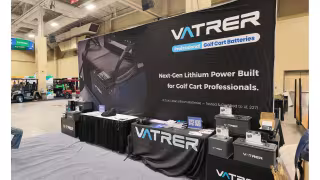 Vatrer Power Debuts Lithium Golf Cart Conversion Kits at Charleston Expo