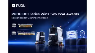 Pudu BG1 Cleaning Robot Wins Two ISSA Awards After RMB 100M Pre-Orders