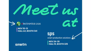SINBON to Show Interconnect Systems at electronica and SPS 2026