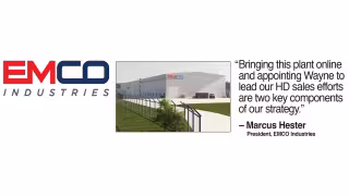 EMCO Opens Dedicated Heavy-Duty Trailer Spring Plant, Hires Veteran