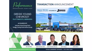 Janssen Auto Group Buys Gregg Young Chevrolet in Nebraska Deal