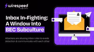 BEC Attackers Argue Inside Inbox Rule Names, Coalition Finds