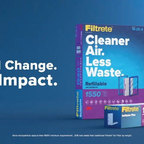 Filtrete™ Launches Refillable Air Filter Kit to Cut Waste and Boost HVAC Efficiency