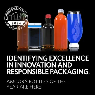 Amcor Unveils Inaugural "Bottles of the Year" Program, Showcasing Sustainable and Innovative Packaging Designs