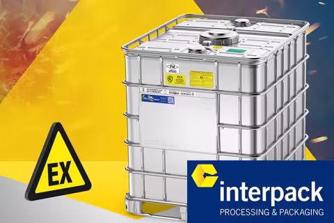 Schütz Ecobulk SX-D: Double safety for flammable hazardous goods