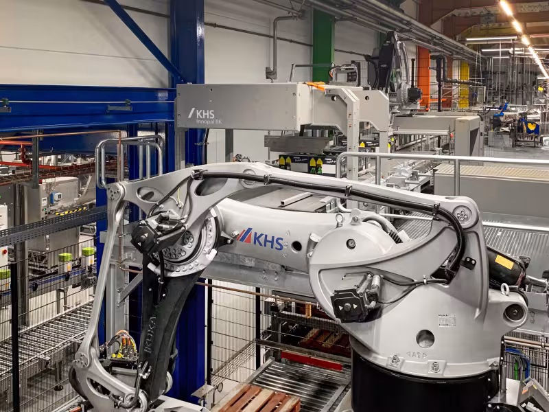 KHS Delivers Precision and Reliability in Record-Time Palletizer Conversion for Brökelmann Oelmühle