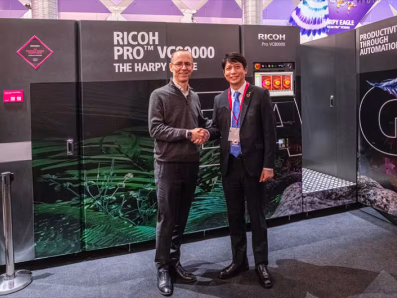 Cimpress Strengthens Mass Customization Leadership with RICOH Pro™ VC80000 Investment