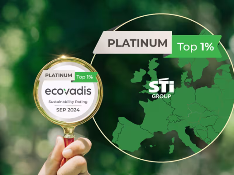 STI Group Achieves Platinum EcoVadis Rating for Sustainability Leadership