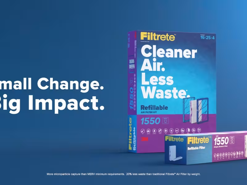 Filtrete™ Launches Refillable Air Filter Kit to Cut Waste and Boost HVAC Efficiency