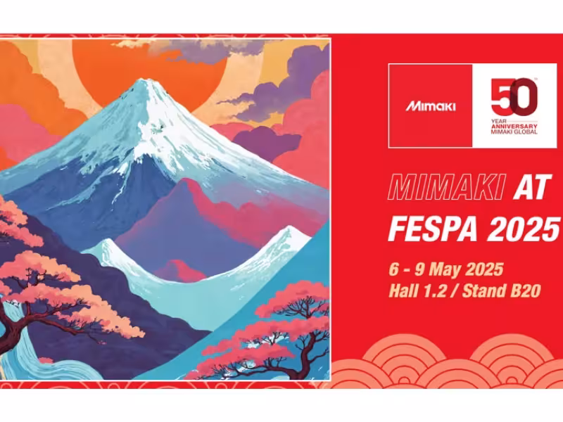 Mimaki Launches UV-DTF Printer and Next-Gen UV Inks at FESPA 2025, Ushering in a New Era of Custom Printing