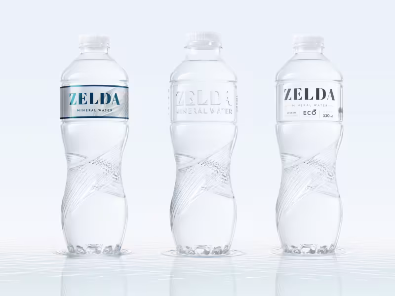 Gentlebrand and Zelda Water Unite to Deliver No-Label, Smartweight BioPET Bottles for a Greener Beverage Market
