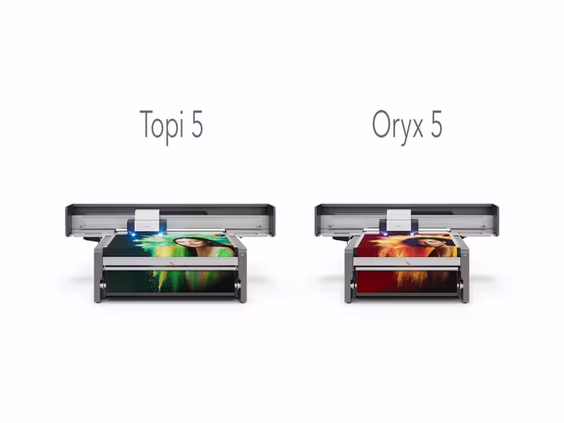 swissQprint Expands Flatbed Portfolio with Topi 5 and Oryx 5 for High-Quality, Mid-Volume Printing