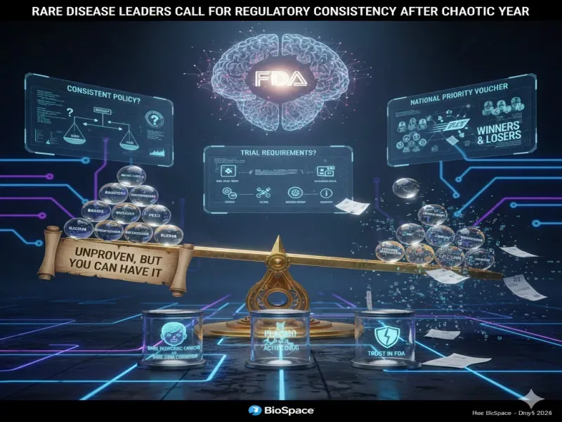 Rare Disease Leaders Warn FDA: Innovation Needs Predictable Rules, Not One-Off Exceptions
