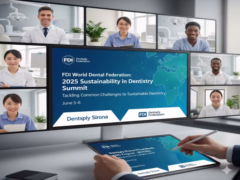 Dentsply Sirona Calls on Dental Professionals to Join FDI’s 2025 Sustainability Summit and Explore New Educational Course