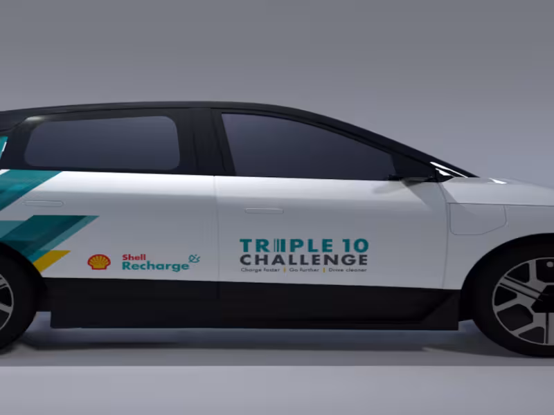 Shell Triple 10 Challenge Concept Car Targets Sub-10-Minute Charge on Standard 175kW Network Infrastructure