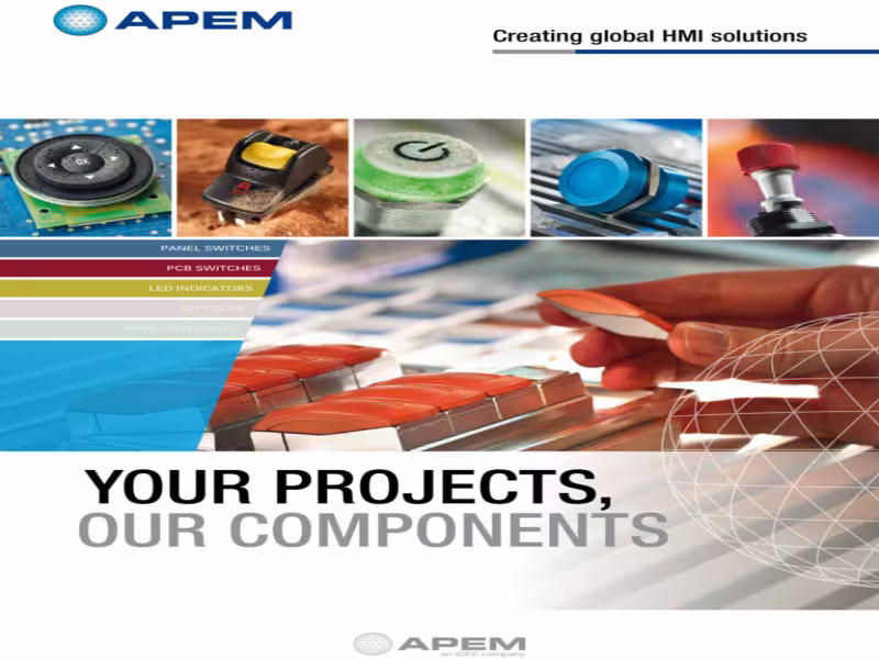 APEM Builds 50,000-Part HMI Component Range Around Vertically Integrated Manufacturing and Customization Depth