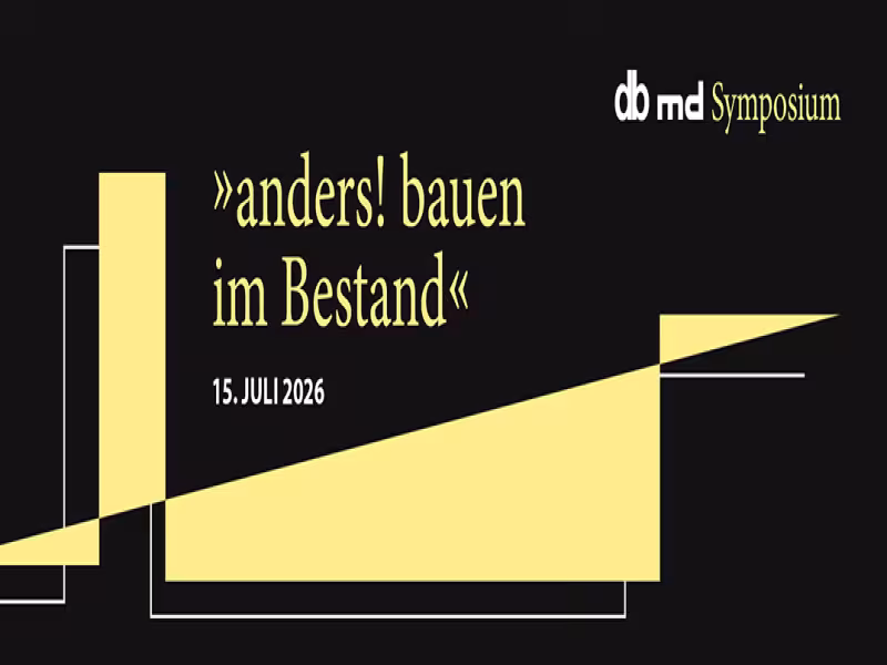 md and db Bring Circular Renovation Practice to Fourth "anders! bauen im Bestand" Symposium