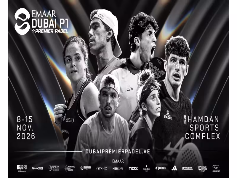 Emaar Named Title Partner of Dubai Premier Padel P1 for 2026