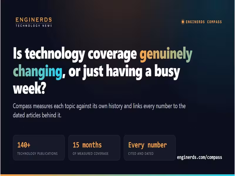 Enginerds Launches Compass to Track Tech Media Coverage Shifts