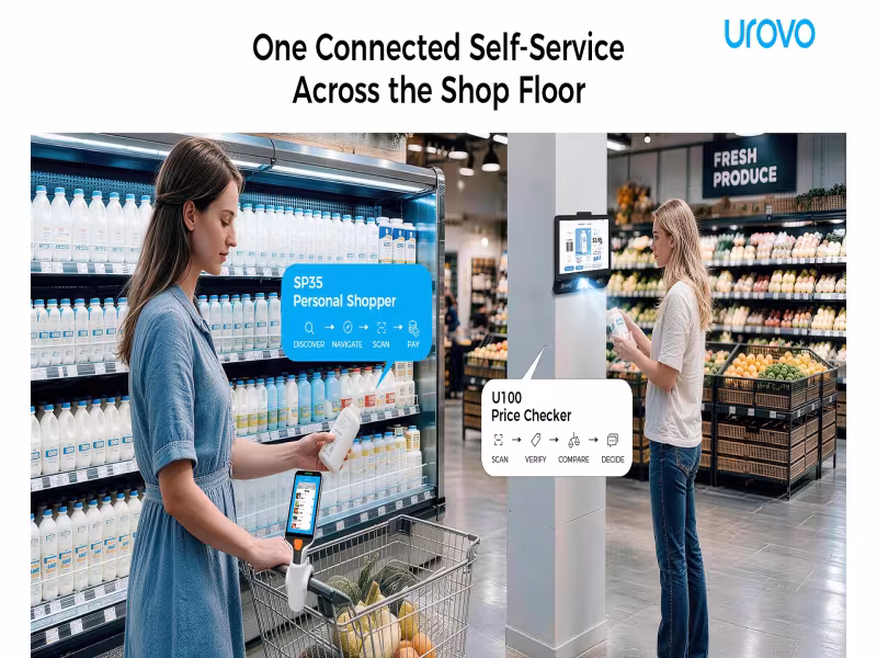 UROVO Debuts SP35, U100 to Widen In-Store Self-Service