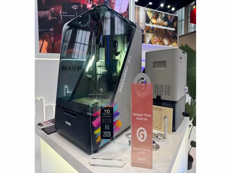 Makera Wins Dual Best of IFA Honors for Desktop CNC Z1 Series