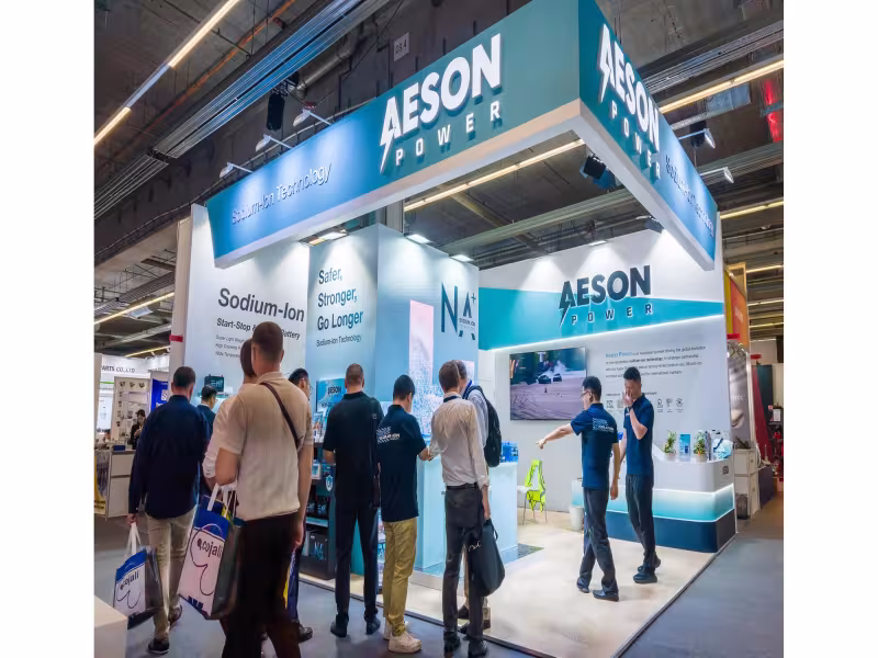 Aeson Power Debuts Sodium-Ion Auxiliary Batteries at Automechanika Frankfurt