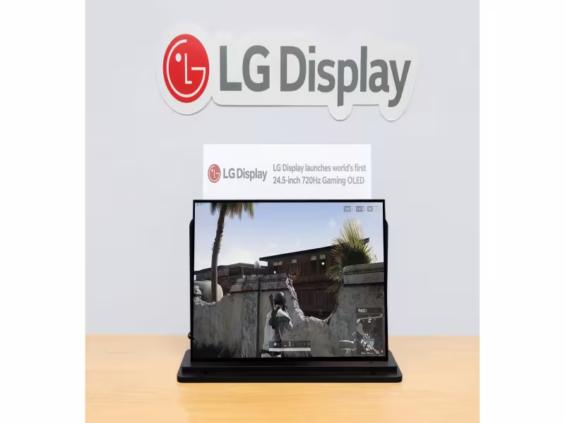 LG Display Launches World's First 720Hz Gaming OLED Panel