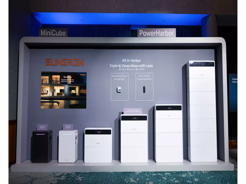 Sungrow Launches PowerHarbor Home Battery System in Benelux