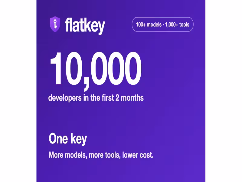 Flatkey Raises $10M Series A, Tops 10,000 Developers in Two Months