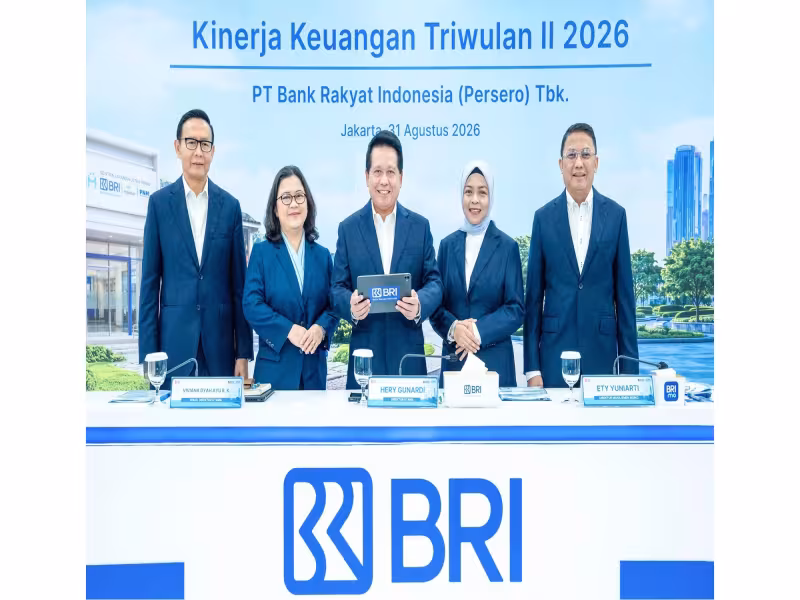 BRI Net Profit Rises 17.5% to IDR 31.2 Trillion in Q2 2026