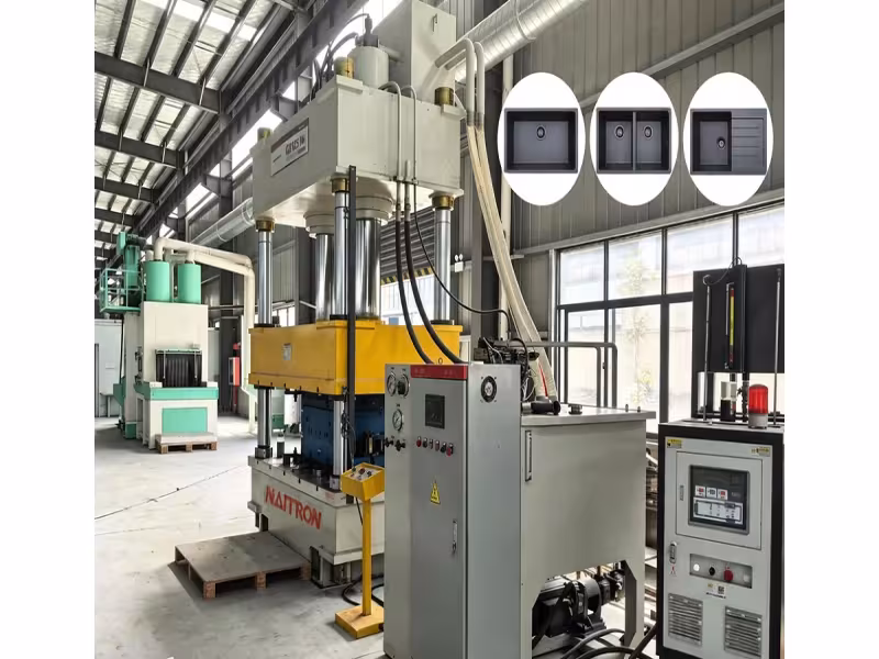 NAITRON Scales Granite Sink Output via PLC-Controlled TMT Molding