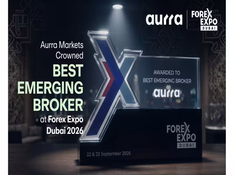 Aurra Markets Wins 'Best Emerging Broker' at Forex Expo Dubai 2026