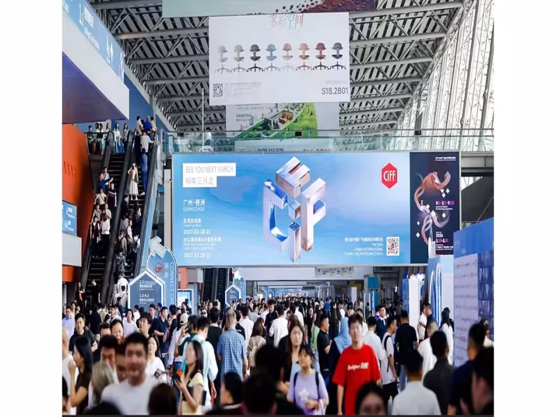 CIFF Guangzhou Marks 30th Year, Spans 850,000 sqm in 2027