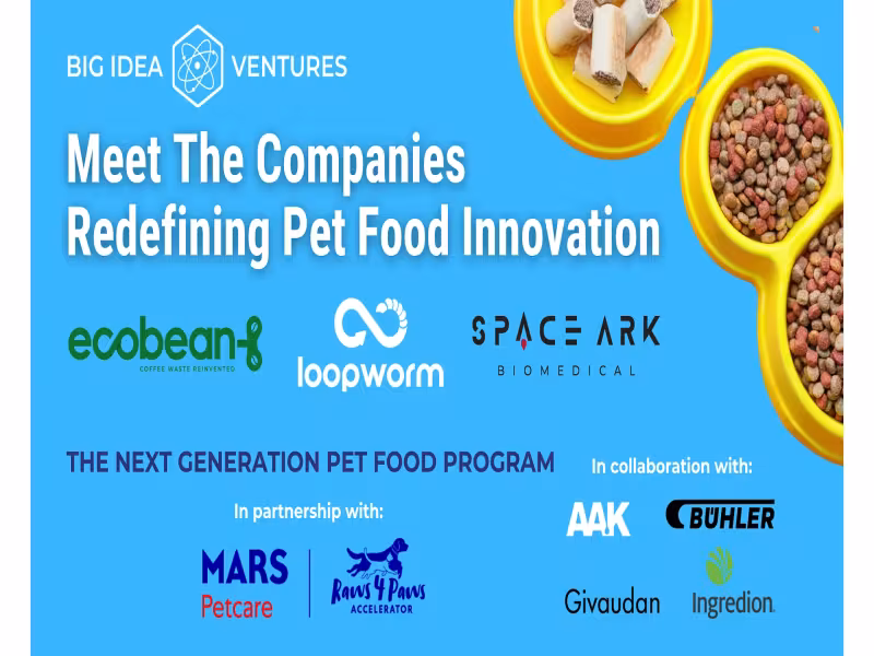 Mars Petcare, Big Idea Ventures Pick 3 Startups for Pet Food Program