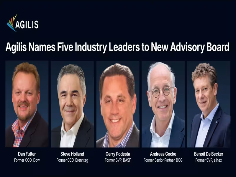 Agilis Recruits Ex-Dow, BASF, Brenntag Executives to Advisory Board
