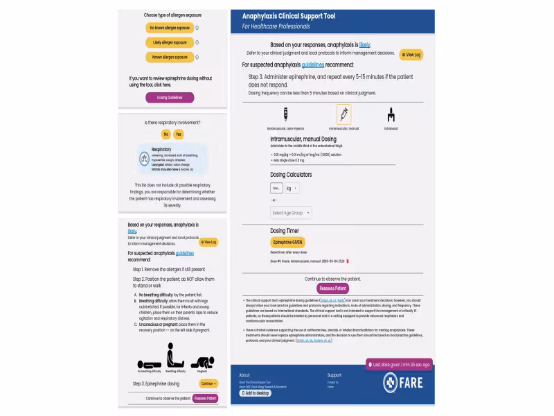 FARE Launches Anatool, First Point-of-Care Digital Guide for Anaphylaxis