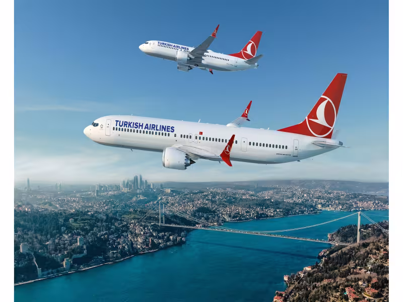 Turkish Airlines Orders Up to 150 Boeing 737 MAX Jets